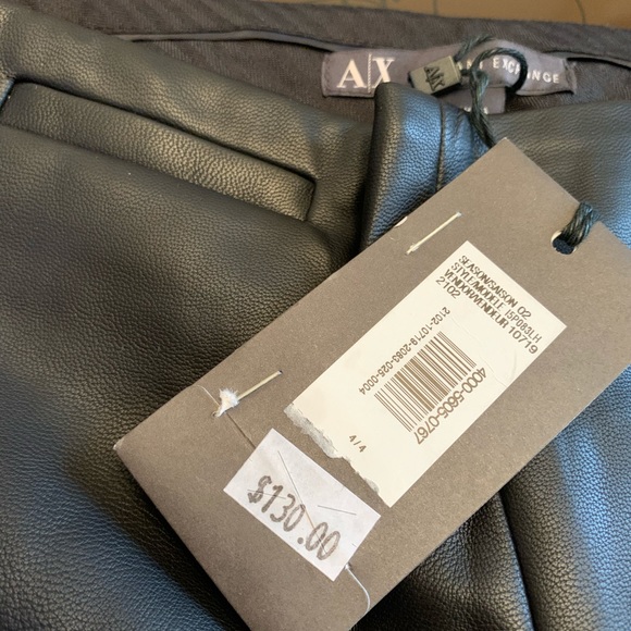 Armani exchange leather pants - Picture 3 of 3